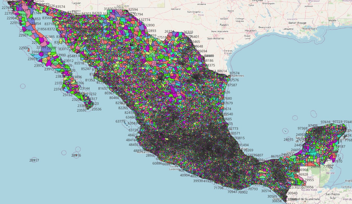 Mexico Postal Code Update